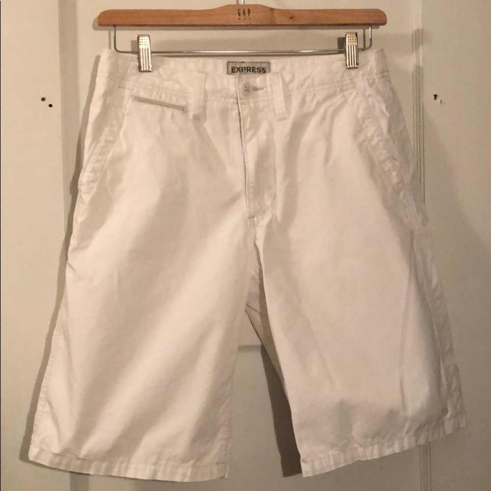 Express White Shorts